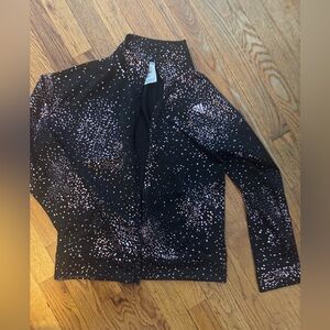 Women's Black and Pink Jacket